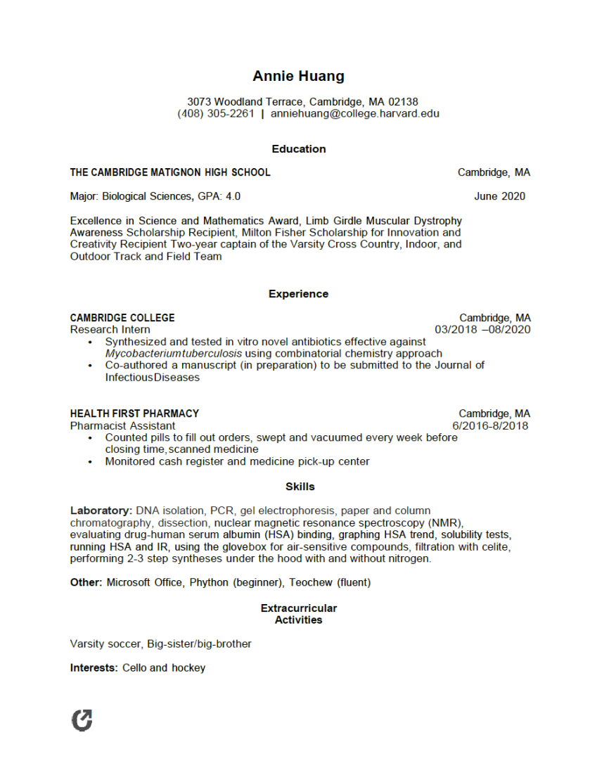 Free College Resume Templates  PDF  WORD