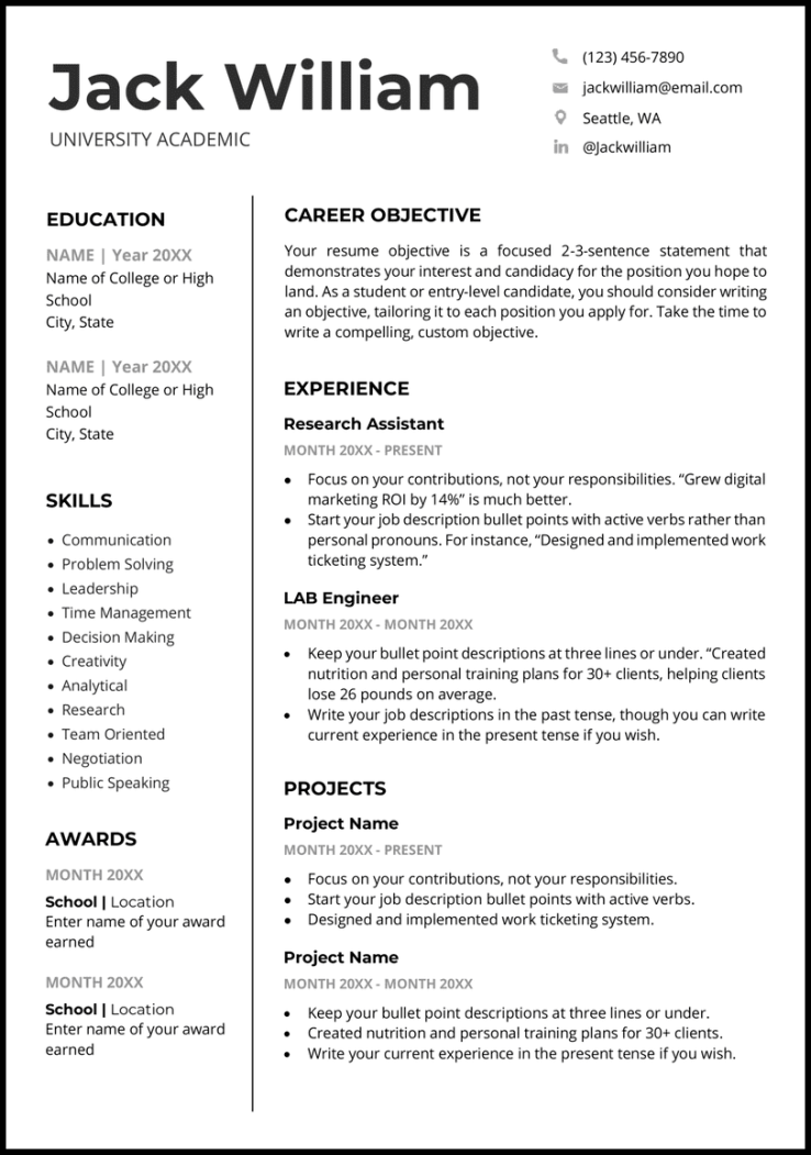 free resume templates word designed for 23 1