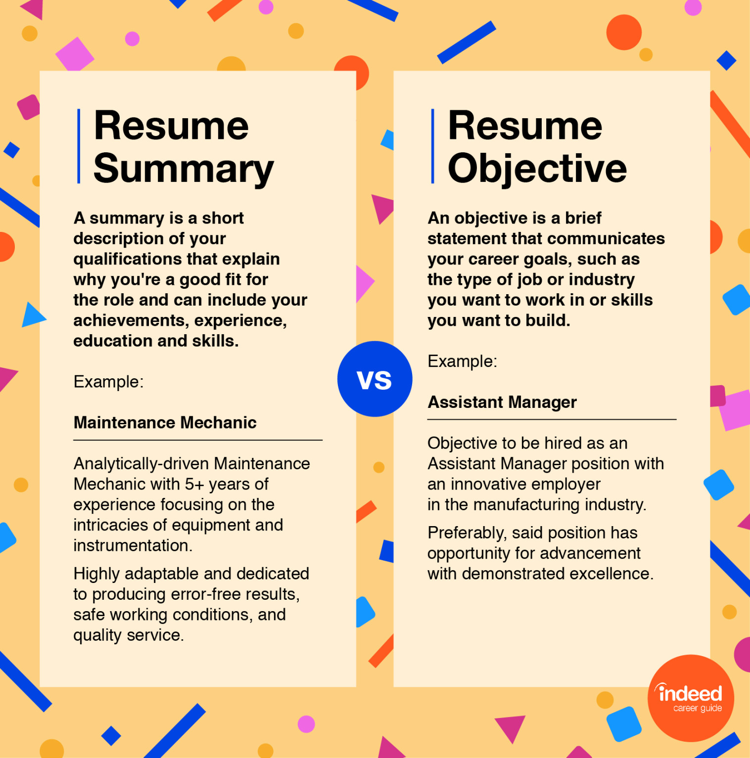 resume objective examples with tips and how to guide